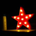 thumbnail image 3 of Luz de noche de estrella roja, luz de noche LED con pilas en forma de estrella para niños, bebé, niño, regalo de niña, guardería, decoración de pared - Luz de noche de estrella JAMW Sencillez, 3 of 5