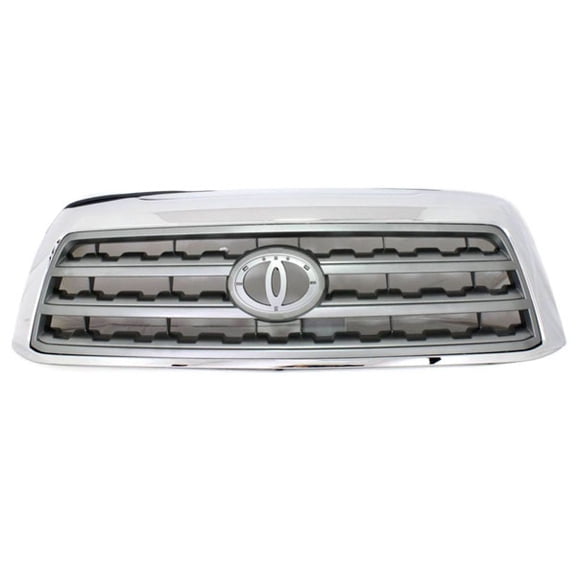 For 08-17 Sequoia Limited/Platinum V8 Front Grill Grille Assembly Chrome/Silver