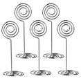thumbnail image 4 of 10 Uds. Soportes para fotos de números de mesa de remolino para reuniones de Fiesta de bodas, 4 of 5