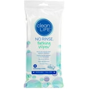 CleanLife Products No-Rinse, Rinse-Free Bath Wipes,  8 per Pack, 192 Count