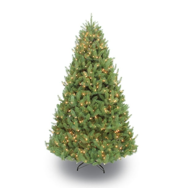 Puleo International 7.5 ft. PreLit Colorado Spruce Artificial