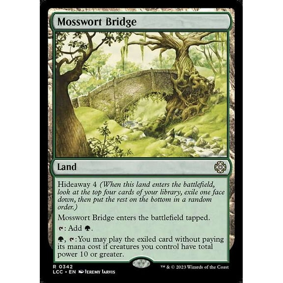 MtG The Lost Caverns of Ixalan Commander Rare Mosswort Bridge #342