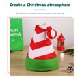 thumbnail image 3 of Kearding Sombrero de Navidad Decoración de festival interesante Adorno de vacaciones Accesorios de disfraces Sombrero de rayas de Navidad Prop, 3 of 6