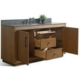 thumbnail image 6 of Vanity Art 60" Single Bathroom Vanity with Sink, Freestanding Bath Storage Cabinet with Black Limestone Top, 6 of 8