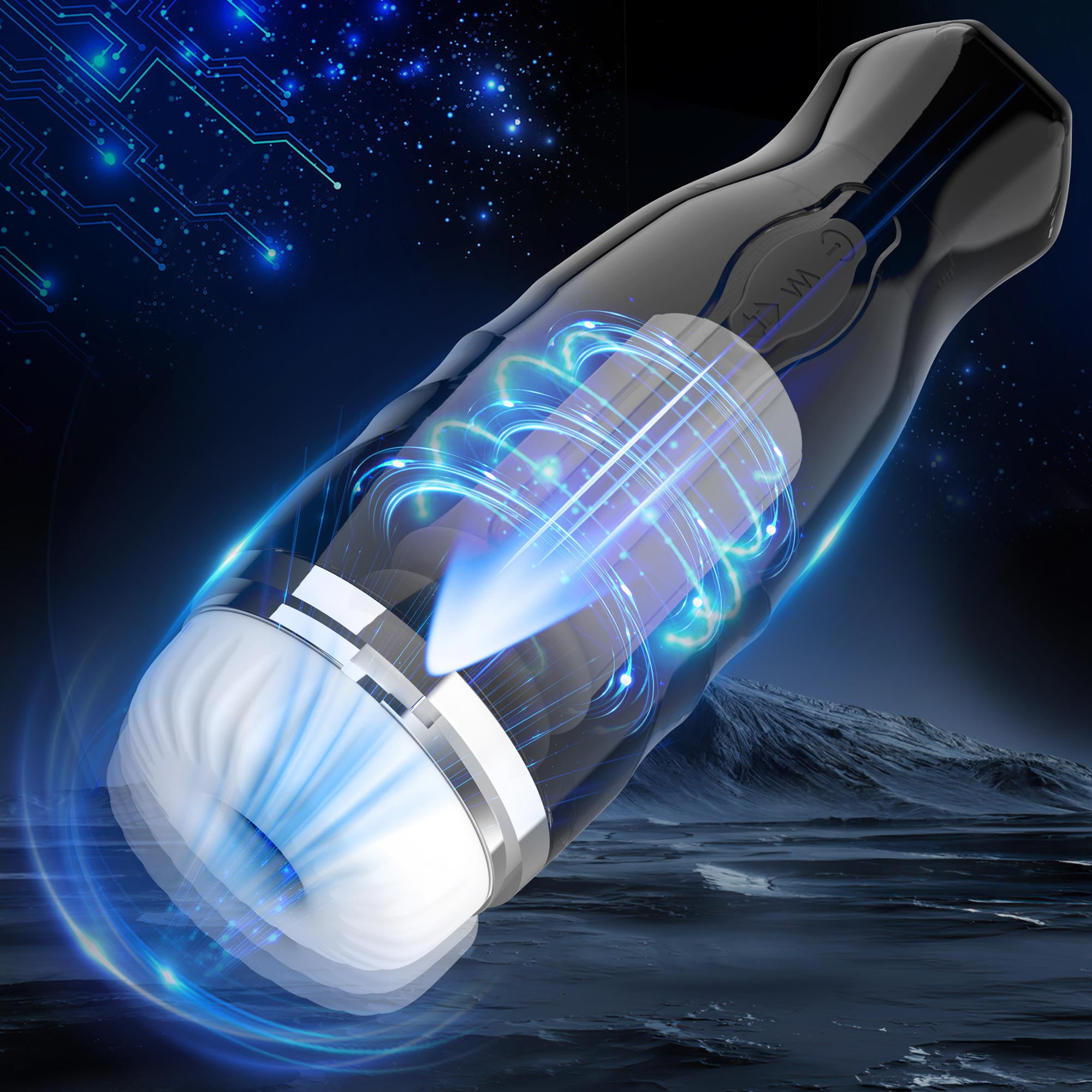 FIDECH Male Masturbators Sex Toys for Men, OneClick Burst Electric