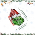 thumbnail image 2 of Christmas Decorations Clearance!! Christmas Hair Clips for Women and Girls Green Exquisite Clips for Thick Hair Red Hat Design, 2 of 7