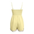 thumbnail image 3 of Women's Summer Jumpsuit Sleeveless Romper Casual Wide Leg Shorts Outfit For Daily Wear And Outdoor Activities Bodysuit Juniors Linen Jumpsuit Overall Pajamas Suites Dressy for Women Corduroy Rompers, 3 of 4
