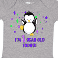 thumbnail image 4 of Inktastic I'm 1 Year Old Today-first Birthday Baby Penguin Boys or Girls Baby Bodysuit, 4 of 5