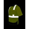 thumbnail image 3 of Fierce Safety Class 2 Green Polo with Black Trim and Moisture Wicking Technology, 3 of 10
