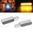 thumbnail image 2 of serony 2pcs Clignotants Clignotants DC 12V Ambre pour Cruiser silver, 2 of 8
