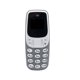 thumbnail image 1 of Teléfono móvil Teléfono GSM Teléfono móvil Red 2G Recargable Tarjeta SIM dual Teléfono Reproductor de música, Gris kenally EL2669-05B, 1 of 2