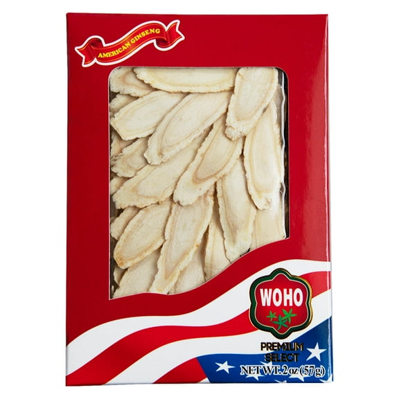WOHO #127.2 American Ginseng Slice Large 2oz Box