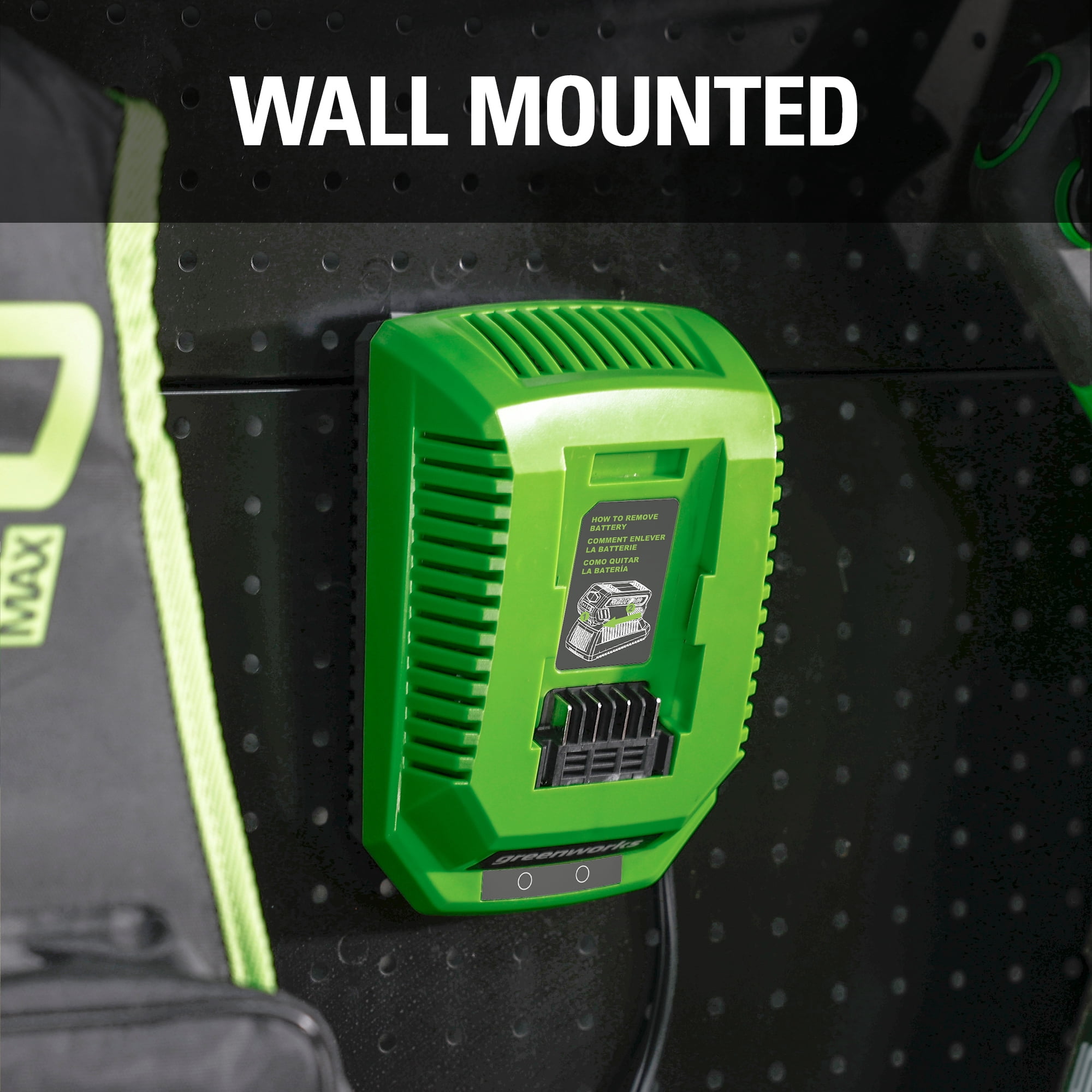 Greenworks 40V Quick Battery Charger, 2938302