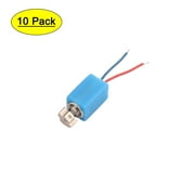 10pcs DC3V 3800RPM Square Mobile Phone 0408 Vibrating Vibration Motor w Wire