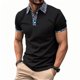 thumbnail image 2 of pstuiky camisetas de hombre, Camisa de lino para hombre, camisa vintage de manga corta, camisa casual de verano, camisa de playa cubana ropa de hombre xxl, 2 of 3