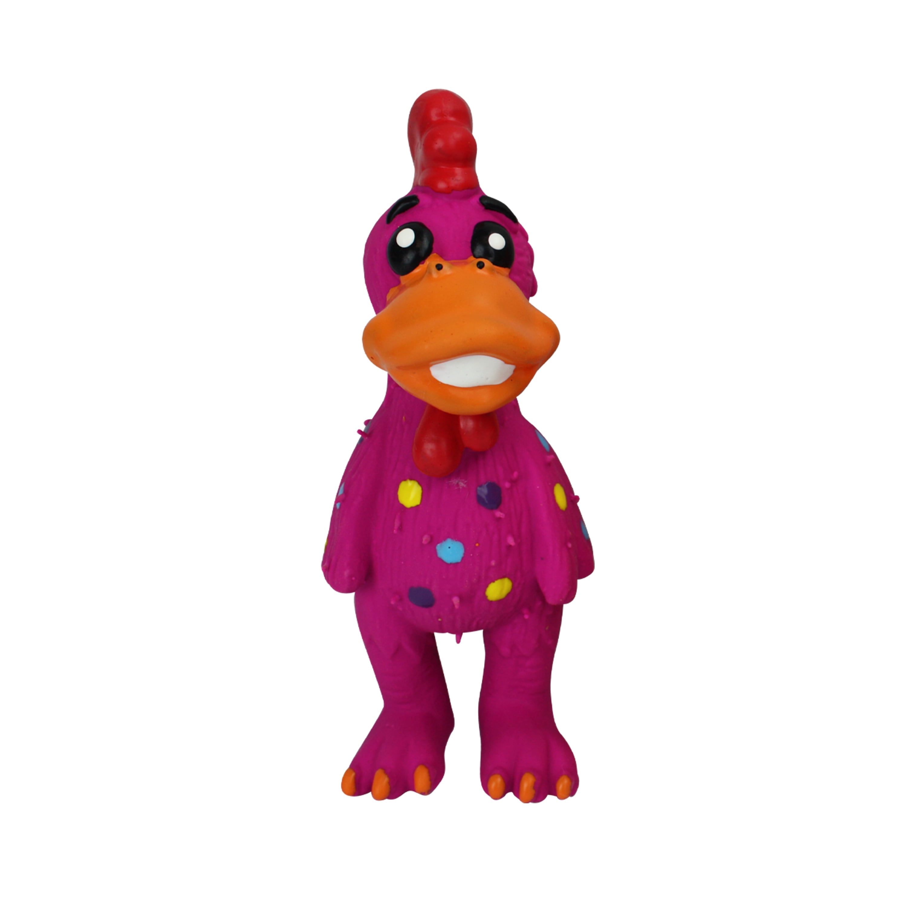 Multipet Globken Latex Rooster Dog Toy