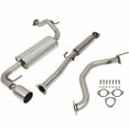 thumbnail image 2 of 4" Rolled Muffler Catback Exhaust Pipe System Fits For 1990-1991 Honda CRX 1.5L, 2 of 5