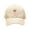Beige, variant on Weflink Adjustable Baseball Hat with Love Heart Embroidery Pattern Outdoor Sun Protective Snapbacks Cap for Sport Activity
