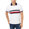 thumbnail image 1 of Tommy Hilfiger Polo de rugby con bloques de color para hombre, blanco, pequeño Tommy Hilfiger polo, rugbi, 1 of 2