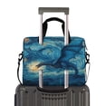 thumbnail image 2 of 16" Laptop Briefcase, Detachable Anti-Slip Shoulder Strap, Multi-Compartment Work Travel Bag The Greenish-blue Dragon, 2 of 8