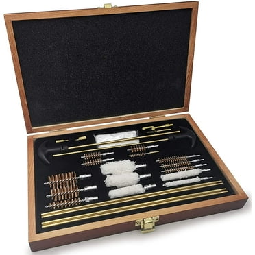StrongTools Universal Gun Cleaning Kit, 26 Pieces Brass Tools for Rifle-Shotgun-Handgun