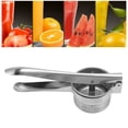 thumbnail image 3 of Squeezer, Manual Juicer Comfortable Handle Stainless Steel  for Carrots Style de trou complet, 3 of 7