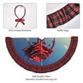 thumbnail image 4 of Sigee Sunset Rose Elegance for Christmas Decoration Tree Skirt Christmas Plaid Tree Skirt,Christmas home decor Holiday Tree Skirt Fits TChristmas Tree-36", 4 of 6