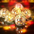 thumbnail image 2 of 12 Pcs Mirror Balls Disco Dj Dance Decorative Stage Lighting Home Party, 2 of 3