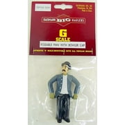 Bachmann 92341 Poseable Man w/ Bowler Cap