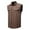 Z5742_Brown, variant on Red Dress Shirts For Men Slim Fit, Polyester Men Going Out Shirts, Sleeveless Golf Shirts For Men, Men's Summer Casual Fashion Sleeveless Plaid Vest Button Down Shirt