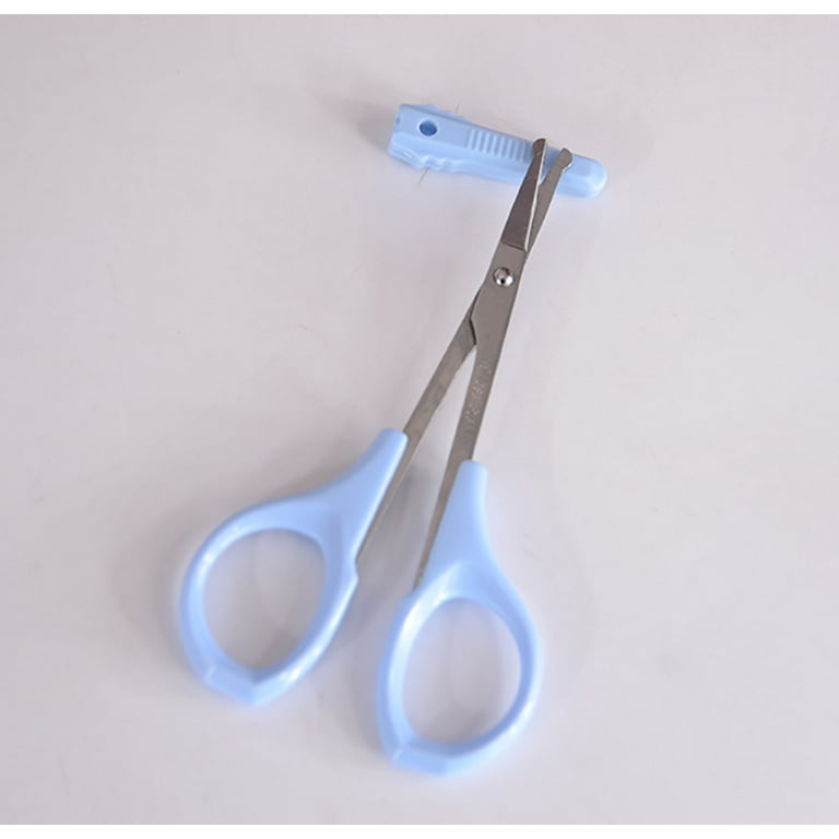 Curved Craft Scissors Small Scissors Beauty Eyebrow Scissors Stainless  Steel Trimming Scissors for Eyebrow Eyelash Extensions, Facial Nose Hair 