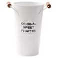 thumbnail image 2 of koolsoo Flower Pot Holder Multifunctional Lightweight Home Decor Portable Planter Box Serving Bucket for Wedding Party Decor White, 2 of 9