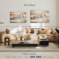 thumbnail image 4 of Elephant Stock Gather Typography I Wall Sign Wall Art - Horizontal Canvas Wall Art - Hallway Wall Decor - Wall Signs Canvas - Brown And Beige Decor - 39" x 26", 4 of 8