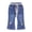 I Blue, variant on Auroural Flare Jeans for Toddler Girls 2T Girls' Spring and Summer Pants Little Girls' Stylish Denim Flared Pants Children's Casual Pants Blue