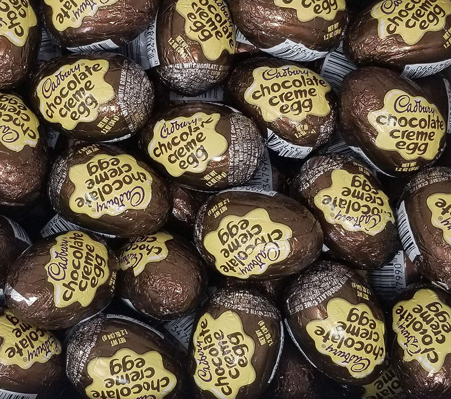 Cadbury Milk Chocolate Eggs Candy, 1.2Ounce Eggs (42 Count Pack