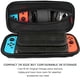thumbnail image 5 of sweethay Bolsa de almacenamiento para consola de juegos, reemplazo Universal colorido de doble capa, contenedor de tarjetas, estuche, accesorios, Videojuegos y accesorios Rojo, 5 of 6