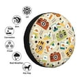 thumbnail image 6 of DouZhe Waterproof Spare Tire Cover, Funny Travel Photo Cameras Prints Adjustable Wheel Covers Fit for Jeep Trailer RV SUV Car, 17 inch, 6 of 7