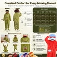 thumbnail image 6 of Fuzzy Pajamas Big Mouth Monster Onesie | Funny Monster Onesies ,Cartoon Cute Full-Body Sleepwear with Soft Fabric, Pajama Party & Cozy Sleepwear Gift, 6 of 7