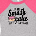 thumbnail image 4 of Inktastic Let Me Smash Cake Its My Birthday Girls Baby Bodysuit, 4 of 5