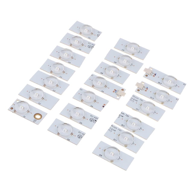6 V Smd Granos de Lámpara con Lente Óptica para 32-65 Pulgadas Led Tv Sunnimix Lámparas de luz de fondo de TV