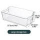 thumbnail image 2 of Fiudx Cajón Extraíble para Refrigerador, Contenedores Transparentes Apilables, Organizador Compacto, Diseño para Clasificar Alimentos, Portátil y de Fácil Acceso, Organizador para Cocina, Despensa y, 2 of 2
