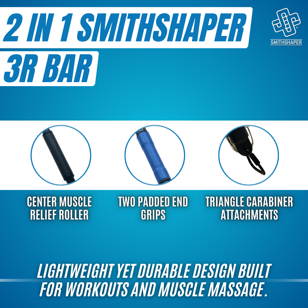 3R-BAR - 3R BAND BAR™ - Muscle Relief Roller Resistance Band Bar