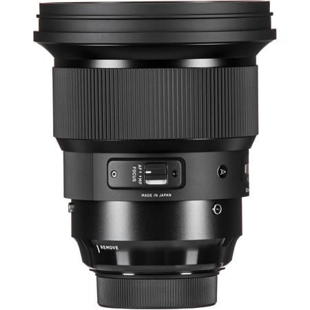 Sigma - Art 105mm f/1.4 DG HSM Telephoto Lens for Nikon F - Black