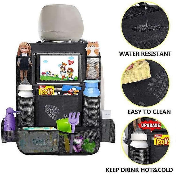1 Pack Car Seat Back Organizer, Baby Toys Organizer Holder Waterproof Multi-Pocket