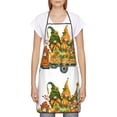 thumbnail image 2 of Naloa 1Pack Adjustable Bib Apron Waterdrop Resistant Cooking Kitchen Aprons for Women Men Chef, Thanksgiving Truck Print, 2 of 5