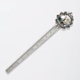 thumbnail image 5 of Deer Book Accessories: Vintage Silver Lace-Edged Bookmark, Gift for Book Lovers and Readers, 5 of 5