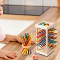 thumbnail image 2 of Colorful Wooden Stick Tower Game for Kids Ages 3+: Parent-Child Interactive Puzzle with 36 Colored Sticks, Balls & Storage Box – Solid Wood Educational Toy for Spatial Reasoning, Hand-Eye, 2 of 5
