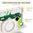 thumbnail image 3 of FJLBDE Case for Huawei MatePad Mini 8.8 Inch with 360 Kickstand, Shoulder Strap Carrying Protective Cover, Multicolor Green, 3 of 6
