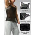 thumbnail image 6 of FEOYA Sleeveless Muscle Shirts Mens Camo Youth Workout Tank Top Vest Fitness Camouflage Undershirts Breathable Patchwork Vest T-Shirts Casual Activewear for Athletic Sport Gym Yoga L, 6 of 7