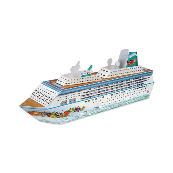 12 Pack Beistle 3-D Cruise Ship Party Centerpiece